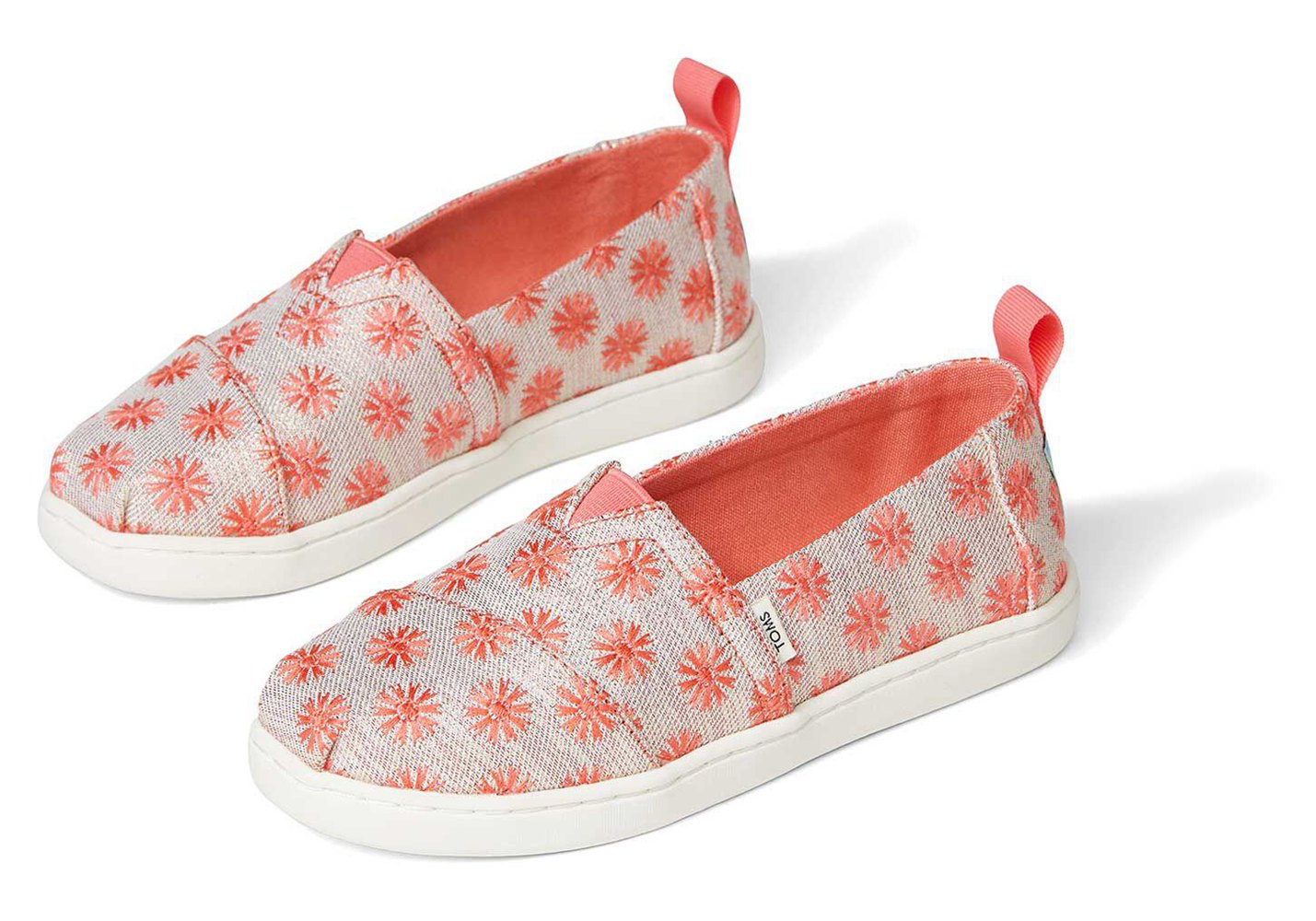 Toms Alpargata Youth Glimmer Espadrille Orange - Kids - 81647-OEYT